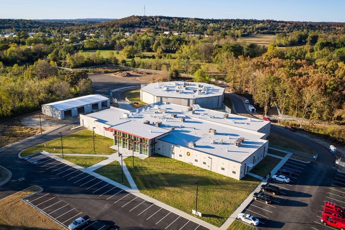 Crawford County Detention Center aerial view